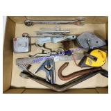 Chalk Line, Square, Wrenches, Etc