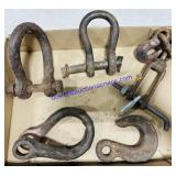 5 Clevises & Hook