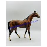 Painted Brass Model Horse
