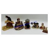 6 Lowell Davis Figurines