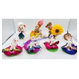8 Annalee Collectible Butterfly and Spring Dolls