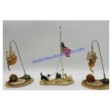 3 Lowell Davis Figurines