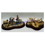 2 Lowell Davis Figurines