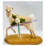 Annalee 12" Champagne Carousel Horse Collectible