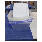 5 Totes W/Lids