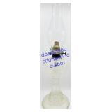 Bubble Pattern Glass Oil Lamp w/ Chimney