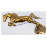Vintage Solid Brass Horse Hood Ornament