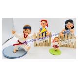4 Annalee Collectible Dolls