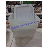 7 Totes W/Lids
