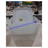 6 Totes W/Lids