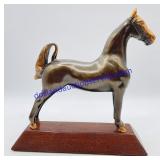 Gladys Brown Edwards Bronze Finish Horse Trophy