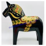 Wooden Hand Painted Horse Figure