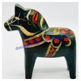 Wooden Hand Painted Horse Figure