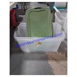 2 Totes W/Lids
