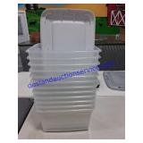 12 Small Totes W/Lids
