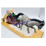 Annalee Collectible "Sleigh Ride Couple"