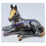Miniature Bronze Horse Figurine