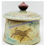 Winchester Pottery Lidded Jar