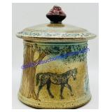 Winchester Pottery Lidded Jar