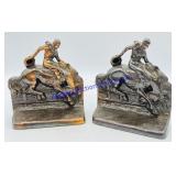 Cast Iron "Bucking Bronco" Bookends