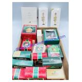 Lot of Hallmark Keepsake Ornaments in Box
