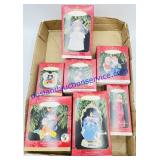 7 Hallmark Keepsake Ornaments in Box