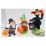 3 Annalee Collectible Fall Dolls