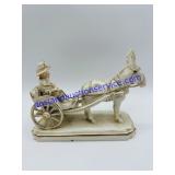 Grafenthal Porcelain Donkey Carriage Figure