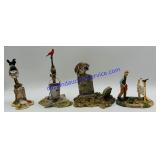 4 Lowell Davis Figurines