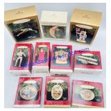 10 Hallmark Collectable Keepsake Ornaments