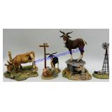 4 Lowell Davis Figurines