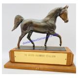 Bronze Gladys Brown Edwards Horse Trophy on