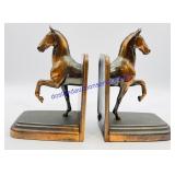 Bronze Art Deco Horse Bookends