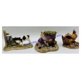 3 Lowell Davis Figurines