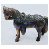 Miniature Bronze Horse Figurine