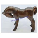 Miniature Bronze Horse Figurine