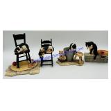 4 Lowell Davis Figurines