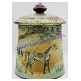 Winchester Pottery Lidded Jar