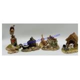 4 Lowell Davis Figurines