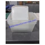 3 Totes W/Lids