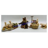 4 Lowell Davis Figurines