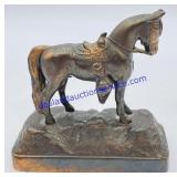 Bronze Metal Horse Figurine (damage)