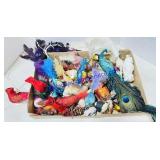 Lot of Christmas Bird Decorations