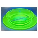 Uranium Glass Ash Tray