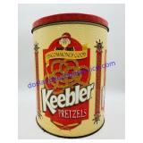 Vintage Uncommonly Good Keebler Pretzels Tin