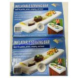 Two Inflatable Serving Bars