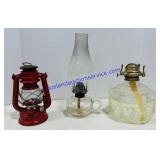 Oil Lamps and Lantern