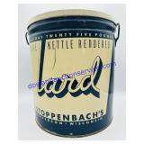 Vintage Stoppenbackï¿½s Lard Tin. Jefferson,