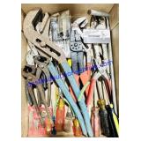 Pliers, Wrenches, Screwdrivers, Etc