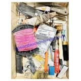 Twine, Siding Remover, Flashlight, Etc